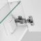 Bath Concept ZRKADLOVÁ SKRINKA Hapa Design MIAMI 60 biela , 2 dvere s LED osvetlením