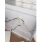 Bath Concept ZRKADLOVÁ SKRINKA Hapa Design MIAMI 80 biela , 2 dvere s LED osvetlením