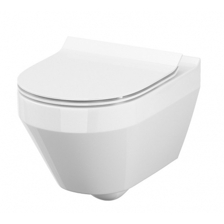 Cersanit CREA WC misa závesná oválna so sedátkom CleanOn