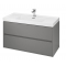 Cersanit - Skrinka pod umývadlo Crea 100 šedá mat