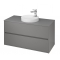 Cersanit - Skrinka pod umývadlo na dosku Crea 100 šedá mat
