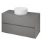 Cersanit - Skrinka pod umývadlo na dosku Crea 100 šedá mat