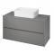 Cersanit - Skrinka pod umývadlo na dosku Crea 100 šedá mat