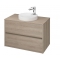 Cersanit - Skrinka pod umývadlo na dosku Crea 80 dub