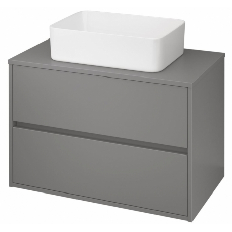 Cersanit - Skrinka pod umývadlo na dosku Crea 80 šedá mat