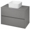Cersanit - Skrinka pod umývadlo na dosku Crea 80 šedá mat