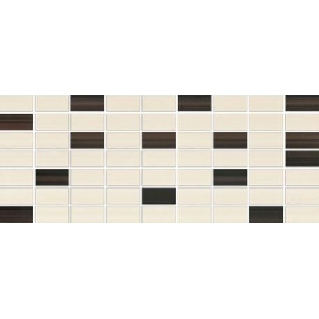 OPOCZNO ORGANZA Mosaica Mix 20X50 cm Beige Brown 