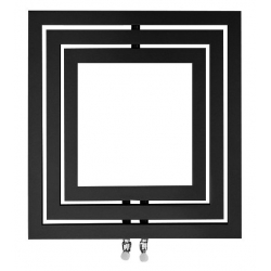 MONOPOLI vykurovacie teleso 600x600mm, 312 W, antracit (L-606A)