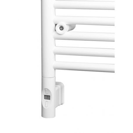 Elektrická vykurovacia tyč s termostatom a diaľkovým ovládaním,300W,guľatá,biela