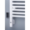 Elektrická vykurovacia tyč s termostatom a diaľkovým ovládaním,600W,guľatá,biela