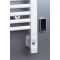 Elektrická vykurovacia tyč s termostatom a diaľkovým ovládaním,900W,D-tvar,biela
