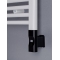 Elektrická vykurovacia tyč s termostatom a diaľ. ovládaním,300W,D-tvar, antracit