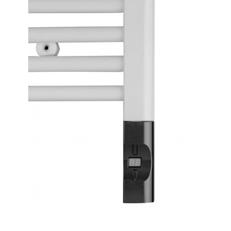 Elektrická vykurovacia tyč s termostatom a diaľkovým ovládaním,600W,D-tvar, antr
