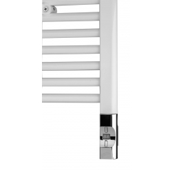 Elektrická vykurovacia tyč s termostatom a diaľkovým ovládaním,600W,D-tvar, chro