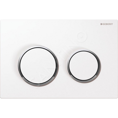 GEBERIT ovládacie tlačidlo OMEGA20 kód 115.085.KJ.1 biela/chrom/biela