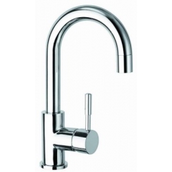 Umývadlová batéria s výpusťou Tower Tech chróm