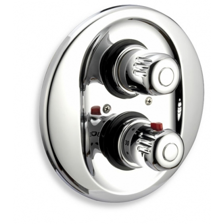 Sprchová batéria termostatická podomietková Aquamat chróm