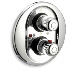 Sprchová termostatická batéria 3-cestný ventil Aquamat chróm