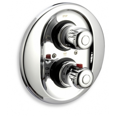 Sprchová termostatická batéria 3-cestný ventil Aquamat chróm