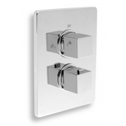 Sprchová termostatická baterie 2-cestný ventil chrom