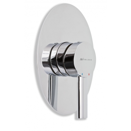 Sprchová batéria podomietková OVAL chróm