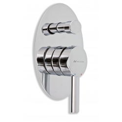 Vaňová sprchová batéria s prepínačom OVAL chróm
