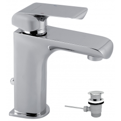 Umývadlová batéria s výpusťou KVADRO chróm