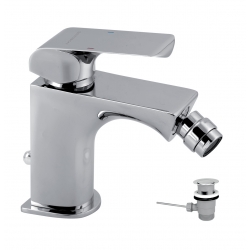 Bidetová batéria s výpusťou KVADRO chróm