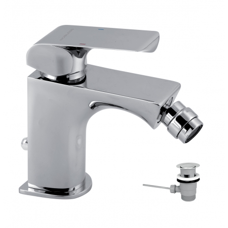 Bidetová batéria s výpusťou KVADRO chróm