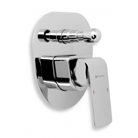 Vaňová sprchová batéria s prepínačom KVADRO chróm
