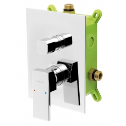 Podomietková batéria s boxom 2 vývody, EDGE