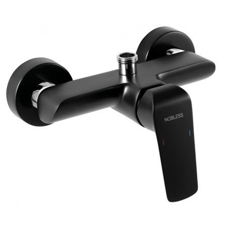 Sprchová nástenná batéria bez príslušenstva čierna