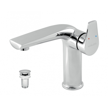 Umývadlová batéria s odpadovou súpravou