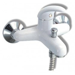 Vaňová batéria bez sprchy 100 mm Metalia 55 biela-chróm