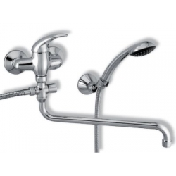 Vaňová paneláková batéria 100 mm Metalia 55 biela-chróm