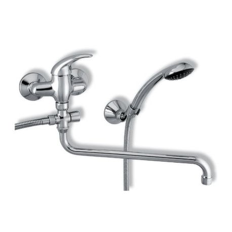 Vaňová paneláková batéria 100 mm Metalia 55 biela-chróm