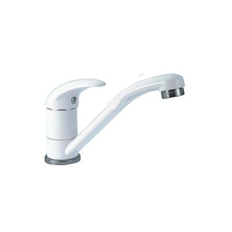 Umývadlová drezová batéria Metalia 55 biela-chróm