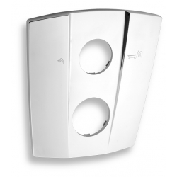 Kryt podomietkového boxu s prepínačom TRAPEZ chróm