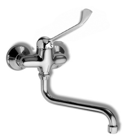 Drezová batéria 100 mm lekárska páka Metalia 55 chróm