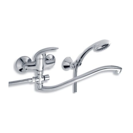 Vaňová paneláková batéria 100 mm Metalia 55 chróm