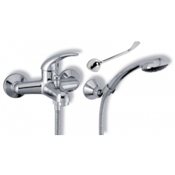 Vaňová batéria 150 mm Metalia 55 chróm - lek. páka