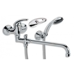 Vaňová paneláková batéria 100 mm Metalia 55 chróm