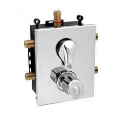 Podomietková termostatická batéria s boxom 3 vývody