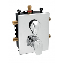 Podomietková termostatická batéria s boxom 3 vývody