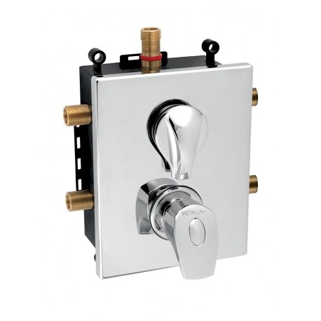 Podomietková termostatická batéria s boxom 3 vývody