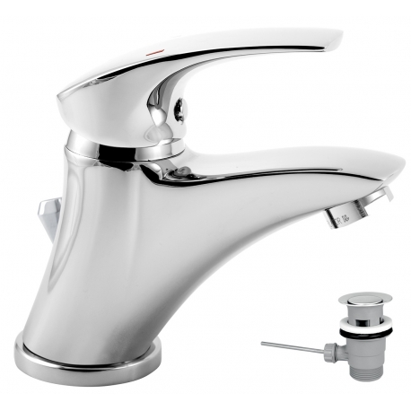 Umývadlová batéria s výpusťou Metalia 57 chróm