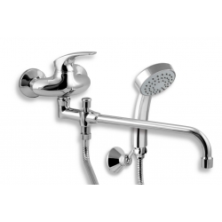 Vaňová paneláková batéria 100 mm Metalia 57 chróm