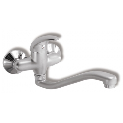 Drezová umývadlová batéria 100 mm Metalia 55 satino