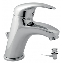 Umývadlová batéria s výpusťou Titania Lux chróm