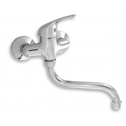 Drezová umývadlová batéria 100 mm Titania Iris chróm